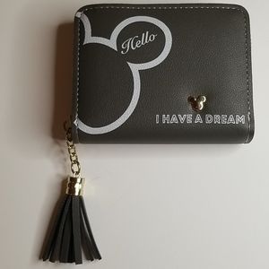 Forever Young Gray Mickey Mouse Wallet